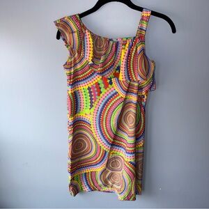 Colorful Patterned Women's Dress